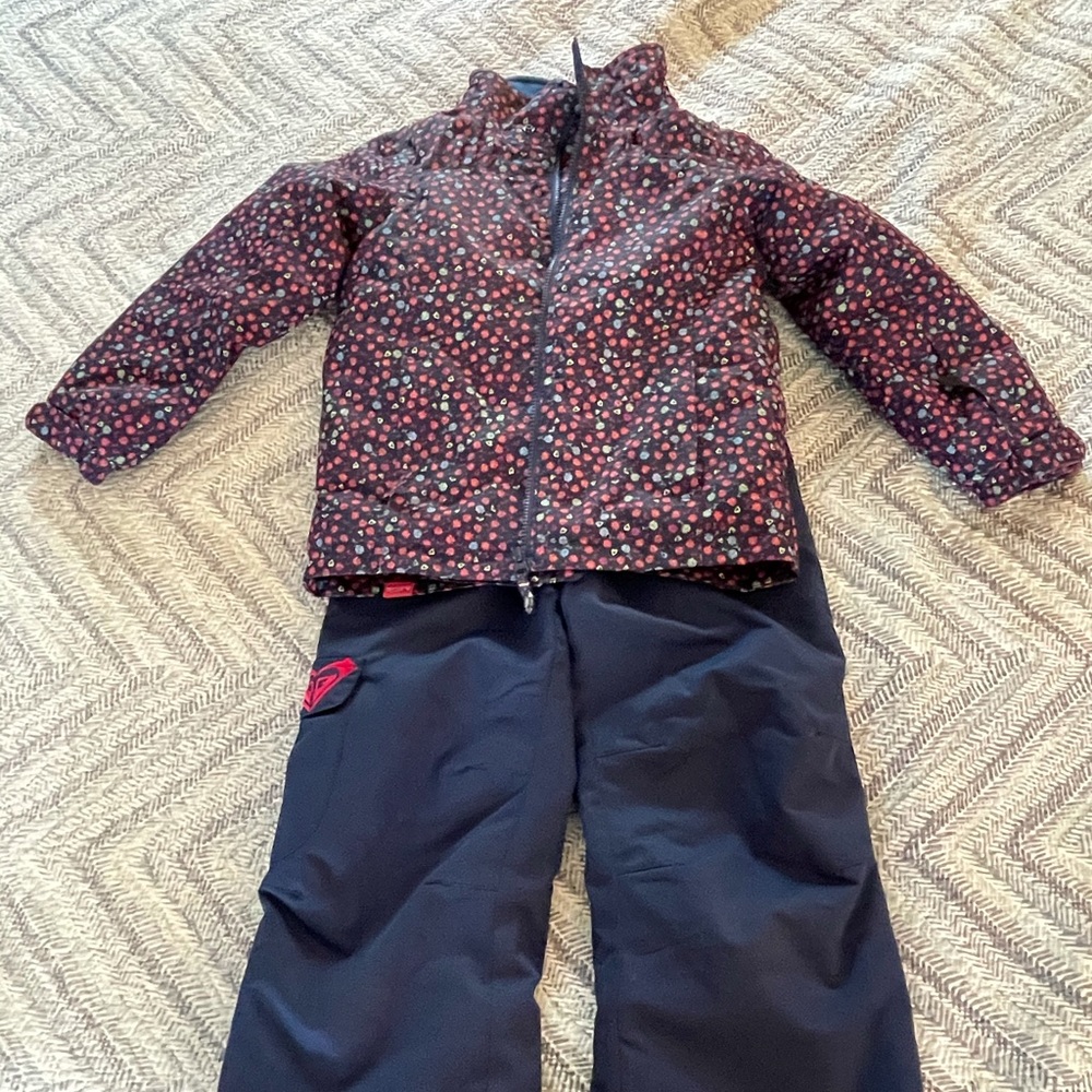 Girls ski bibs and coat